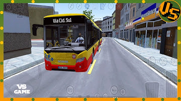 Scania Articulated Bus Driving on Narrow Streets | Proton Bus Simulator Urbano Android Gameplay