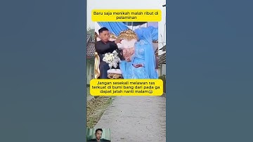 Baru saja menikah malah ribut di pelaminan #ngakak #lucu