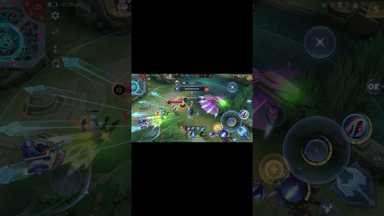 1hp outplay #gusionbestmoments