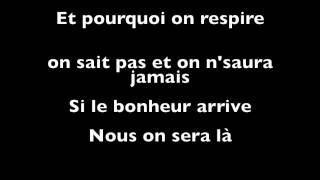 Vignette de la vidéo "Chanson florent pagny on sera la avec les paroles"