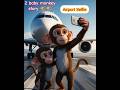 two baby monkey story 🐒🐒