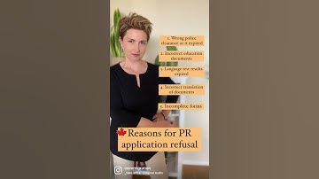 Reasons for PR Refusal in Canada