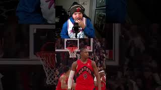 RJ Barrett Lucky Bounce For The Win!!! #nba #nbabasketball #nbaplayoffs #raptors #cavs