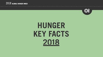 Hunger Key Facts | Global Hunger Index 2018