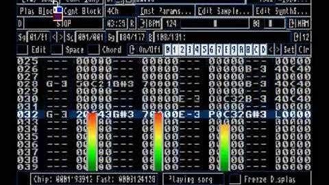 Tune Upload 01 : Created using OctaMED on Amiga 1200 in mid 1990s