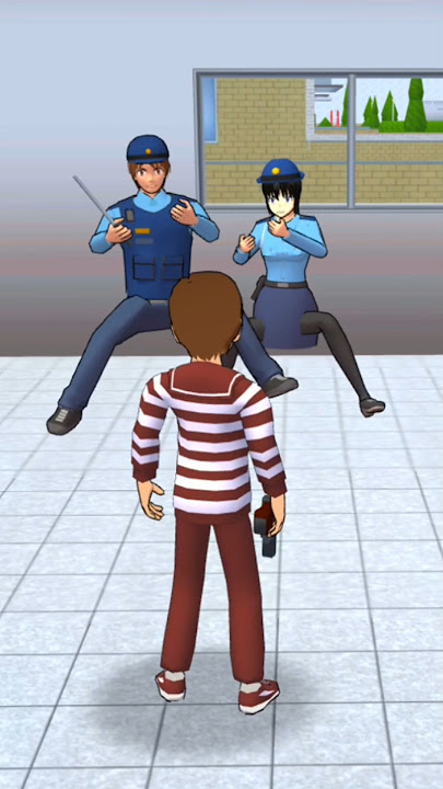Polisi kalah dari yuta 🤣#shorts #sakuraschoolsimulator #shortvideo #viralvideo #sakura