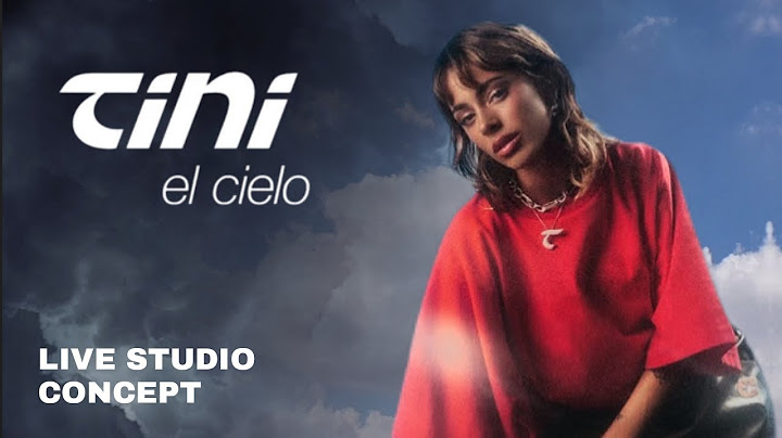 Tini - el cielo - (live studio concept)