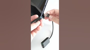 Plug the USB-A sound adapter into the multi USB-C OTG adapter for later use on the iPad #shorts