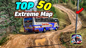 Finally!!💥 Top 50 Extreme Offroad Map Mod For Bus Simulator Indonesia।Bussid Mod Map 4.3.3