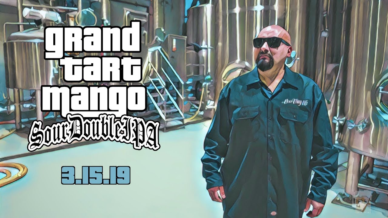 "Grand Tart Mango", Sour DIPA. 3.15.19. 8 bit Brewing Company