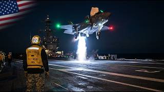 Details F-35B’s INSANE Blue Flame at Night — Thrust-Vectoring in Action! Update