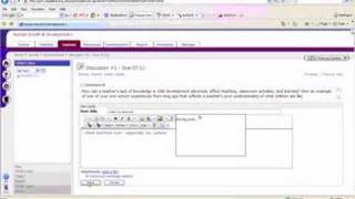Accessing the Discussion Forums on GVTC's Angel