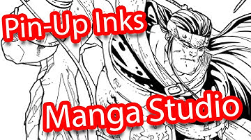 Castle Dracula Pinup Inks - Scribbles with Jonathan