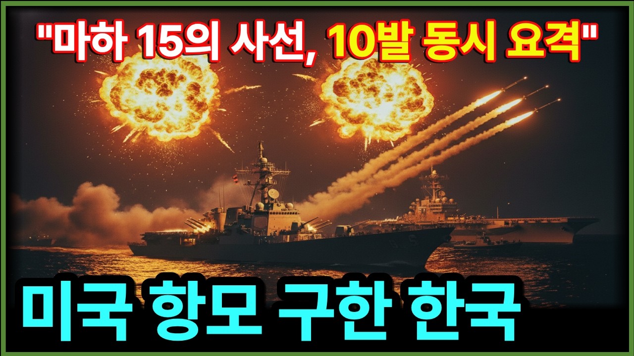 미 항모가 지휘권을 넘긴 이유, 마하 15 이란 미사일 지워버린 한국 요격의 기적
