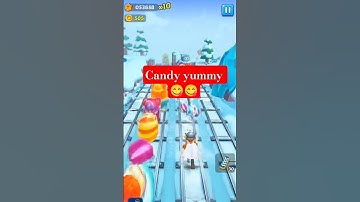 candy yummy 😋😋 #subwaysurfers #shorts #candy #food #games #kids #kidsgame