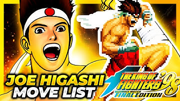 JOE HIGASHI MOVE LIST - The King of Fighters 