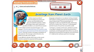 Excel 7 Module2 p18 ex1 the text Greetings from planet Earth