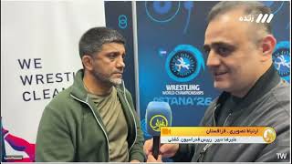 مصاحبه با علیرضا دبیر رییس فدراسیون کشتی