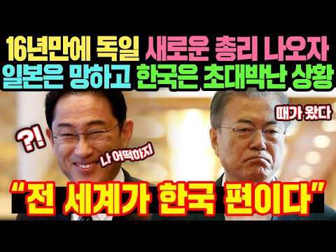 [해외반응] &amp;quot;전 세계가 한국 편이다&amp;quot; 독일 새로운 총리 나오자 일본은 망하고 한국은 초대박나버린 상황 #일본반응 #외국반응 #<strong>독일반응</strong> #미국반응 #중국