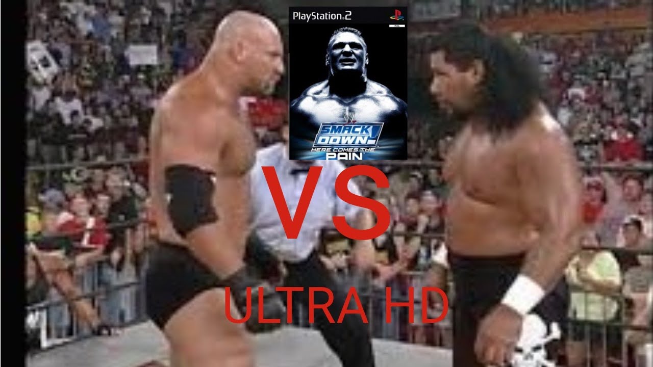 Goldberg Vs Meng Ultra HD WWE Smackdown Here Comes The Pain! Allstars Edition
