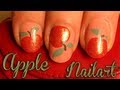 Tutorial: How to do a Vintage Apple Nailart