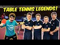 Taking on table tennis legends  ttd team vs butterfly legends