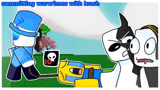 Committing Warcrimes With Leash Slap Battles Roblox