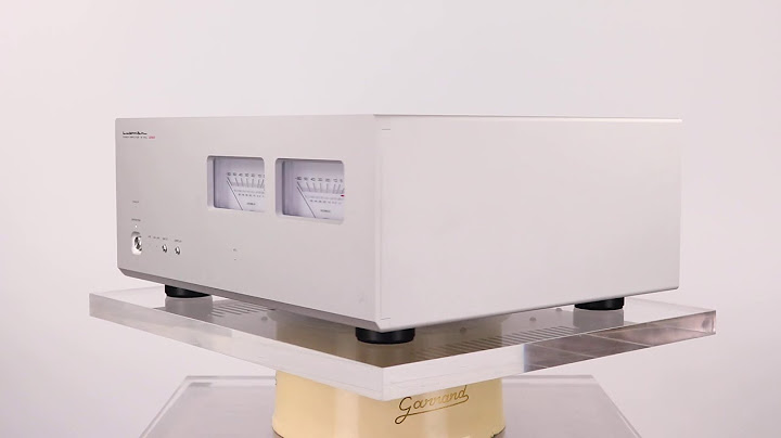 Luxman m-700u power amplifier review