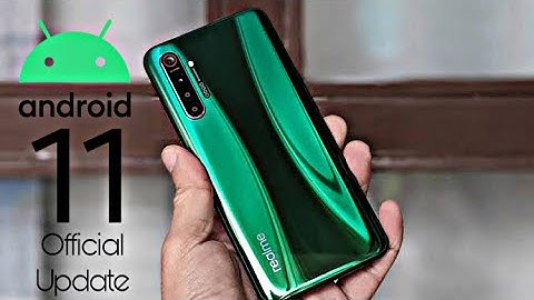 Realme X2 Official Android 11 Update