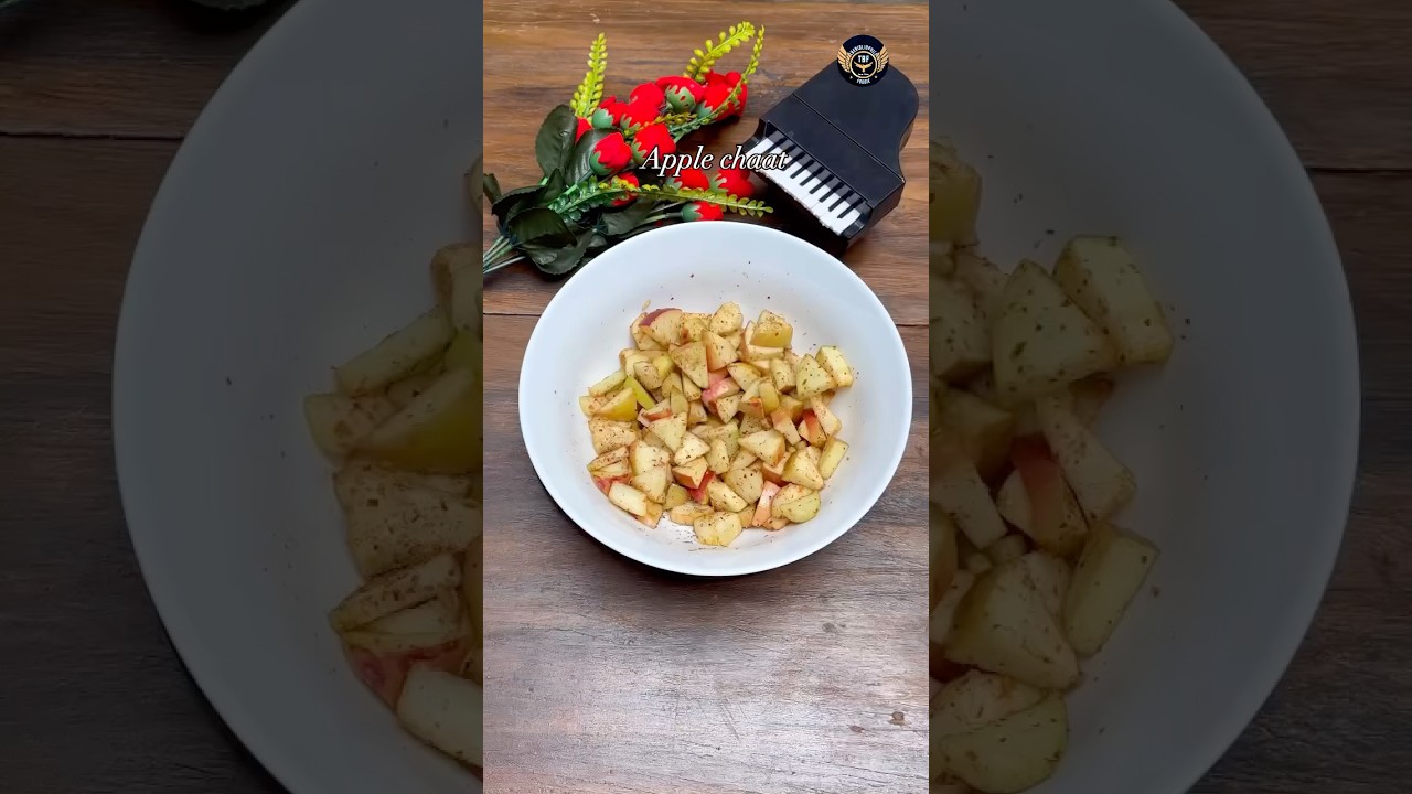 Healthy apple chaat | Healthy snacks recipe 