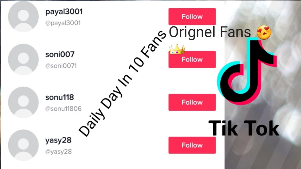 How To Increase Tik Tok Fans 2020 Trick|by Not Fake yt - YouTube