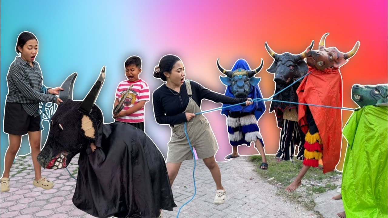 Ini Kelanjutan Vidio Kemarin || POTONG SAPI KURBAN BERUBAH MENJADI BARONGAN 