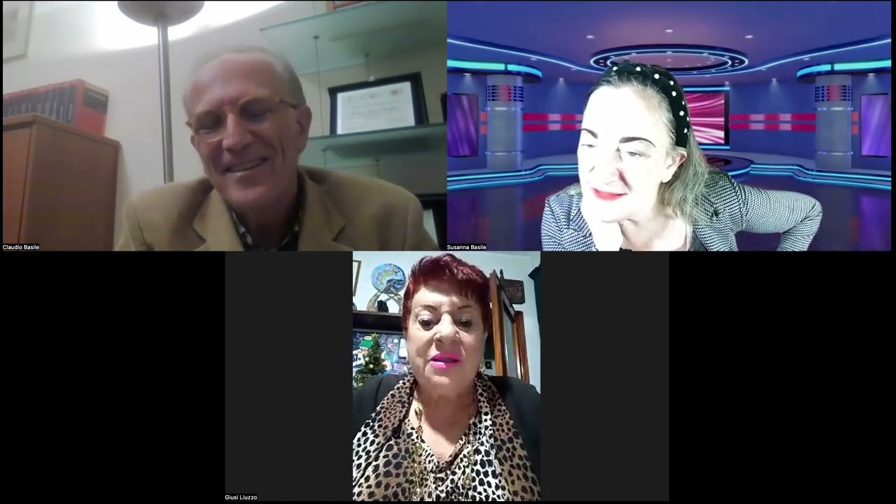 Susanna Basile talk show: Claudio Basile intervista Giusi Liuzzo, presidente Archeoclub Catania