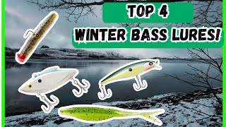 The top 4 best winter bass lures! #bassfishing #winterfishing