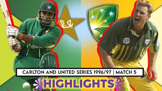 Carlton And United Series 199697 Match 5 Stan Vs Australia