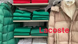 LACOSTE new collection of shoes jackets and shirts