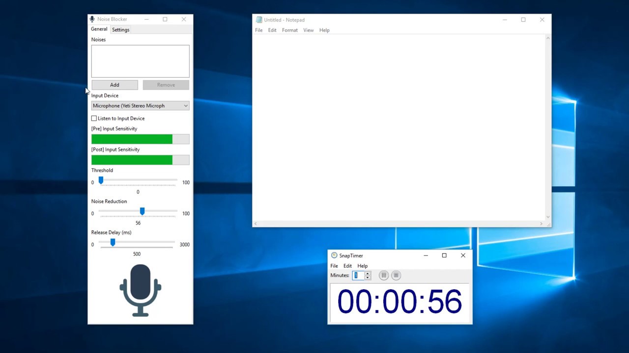 How to reduce microphone noise with Noise Blocker