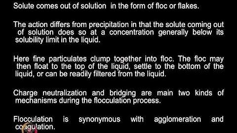 Mod-01 Lec-08 Solid Liquid Separation
