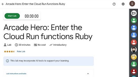 𝗟𝗮𝗯-𝟲 | Arcade Hero: Enter the Cloud Run functions   Ruby | #ARC234