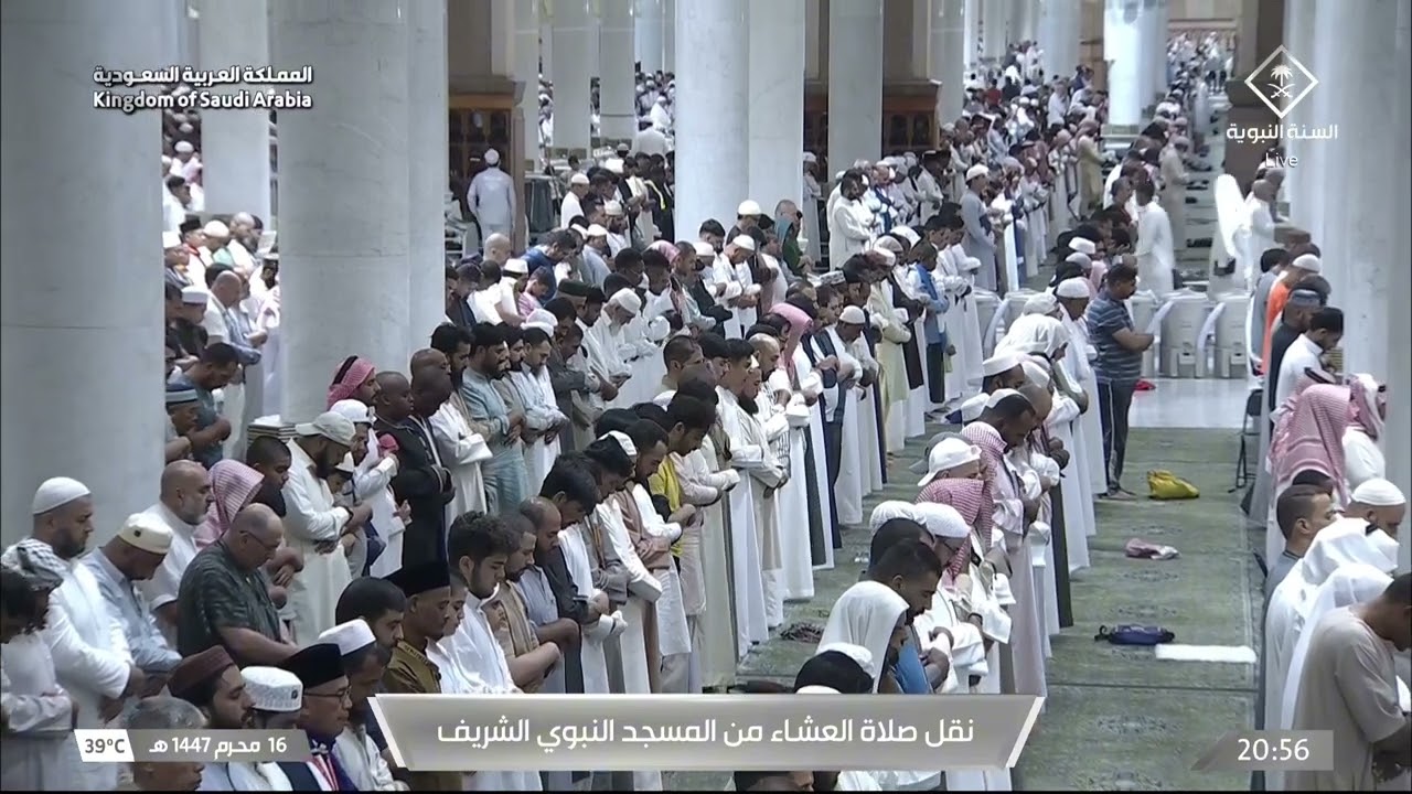صلاة العشاء للشيخ عبدالله البعيجان 16 محرم 1447هـ