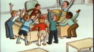 Curious George Goes To The Library Old Cartoon 1980S