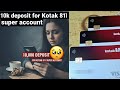 Kotak 811 super account rule change || 10K monthly deposit to get super benefits 🚫