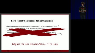 Christian Majenz: "Permutation Superposition Oracles for Quantum Query Lower Bounds" (QIP 2025)