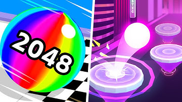Ball Run Infinity 2048 vs Dancing Ball Fun - Max Level Gameplay (Part 1)