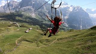 The full First Flyer from First to Schreckfeld | Grindelwald-First