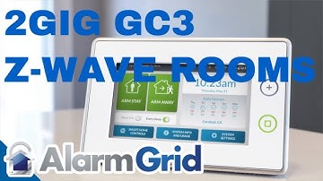 2GIG GC3: Z-WAVE Rooms