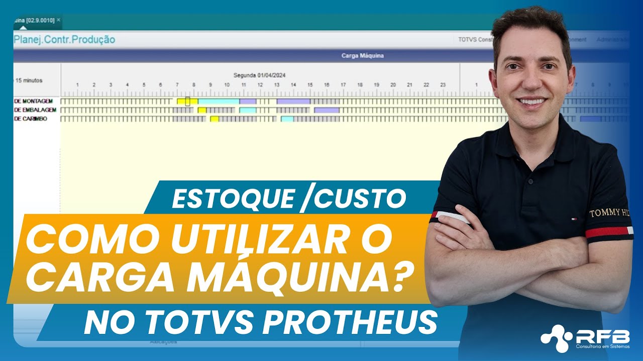 Como Utilizar o Carga Máquina no TOTVS Protheus?