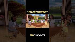 Is Trump laying groundwork to contest the election?