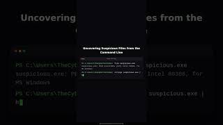 Analyzing Suspicious Files from the Command Line | Educational