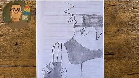 Kakashi Hatake Pencil Sketch Tutorial – Easy Step-by-Step Naruto Drawing